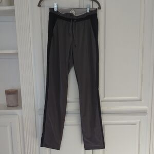 Women's Lululemon Black and Gray Jogger Pants Size 4